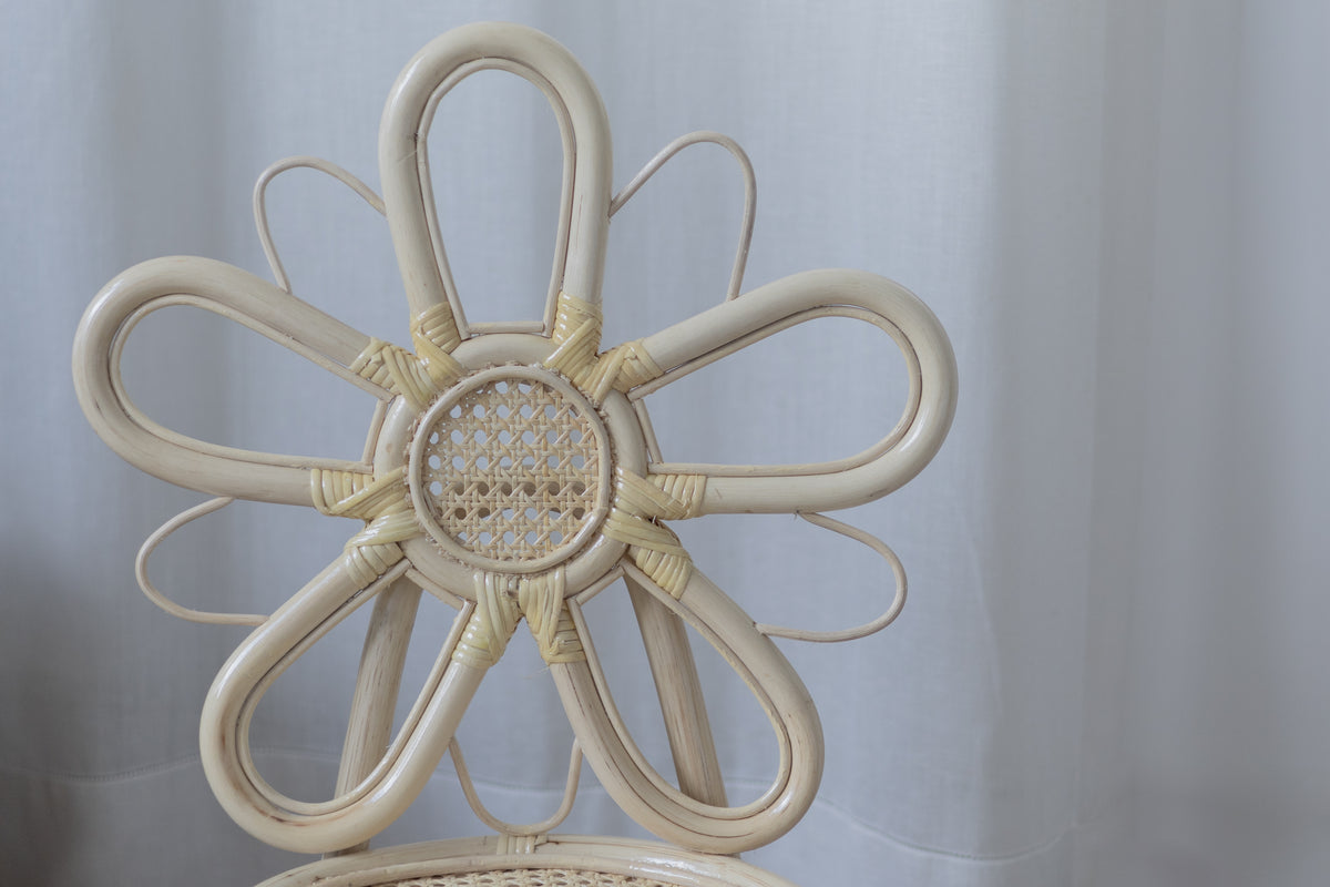 Silla Ratán Flor